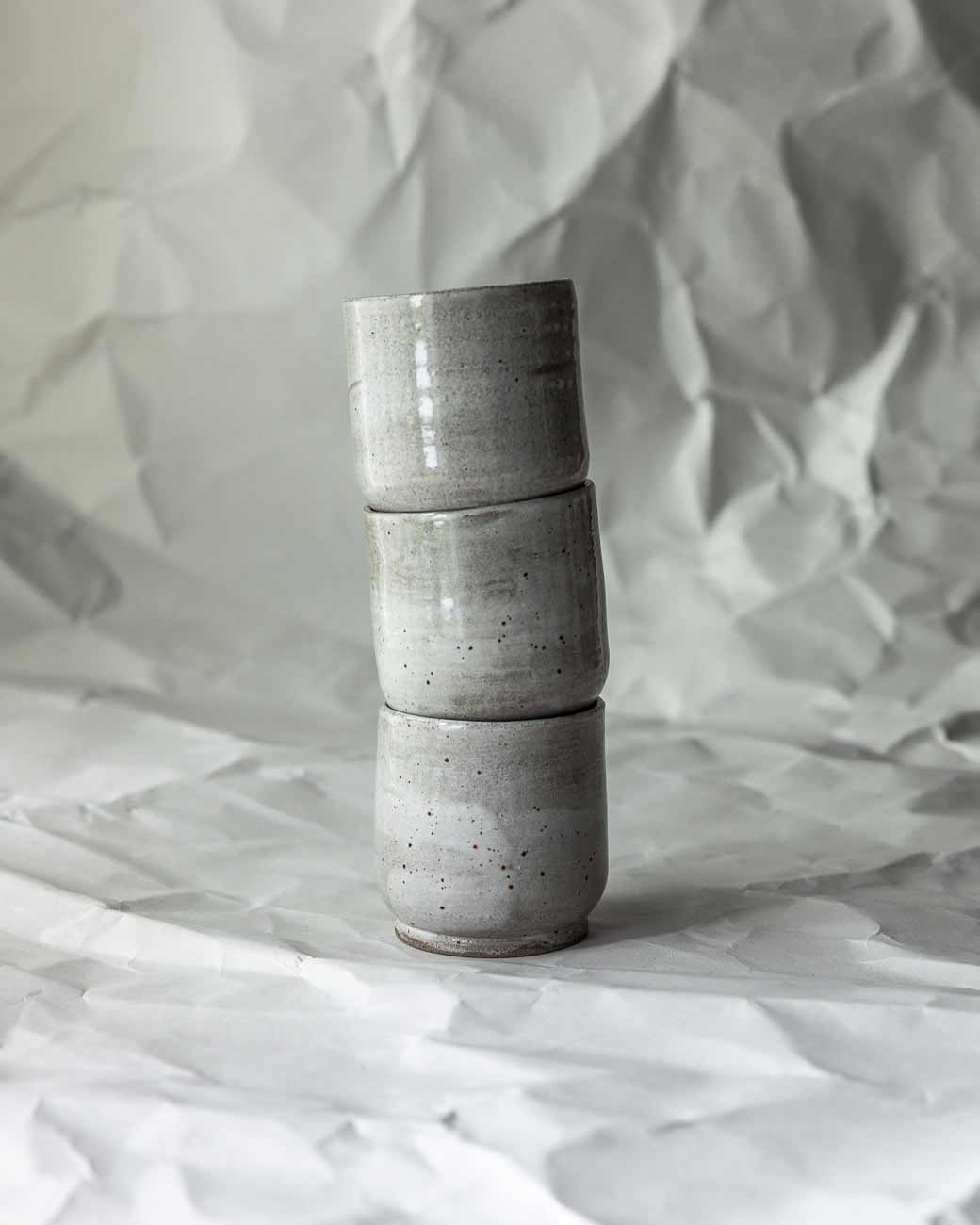 CUP | GRIT WHITE BAMBOO (mit Deckel)
