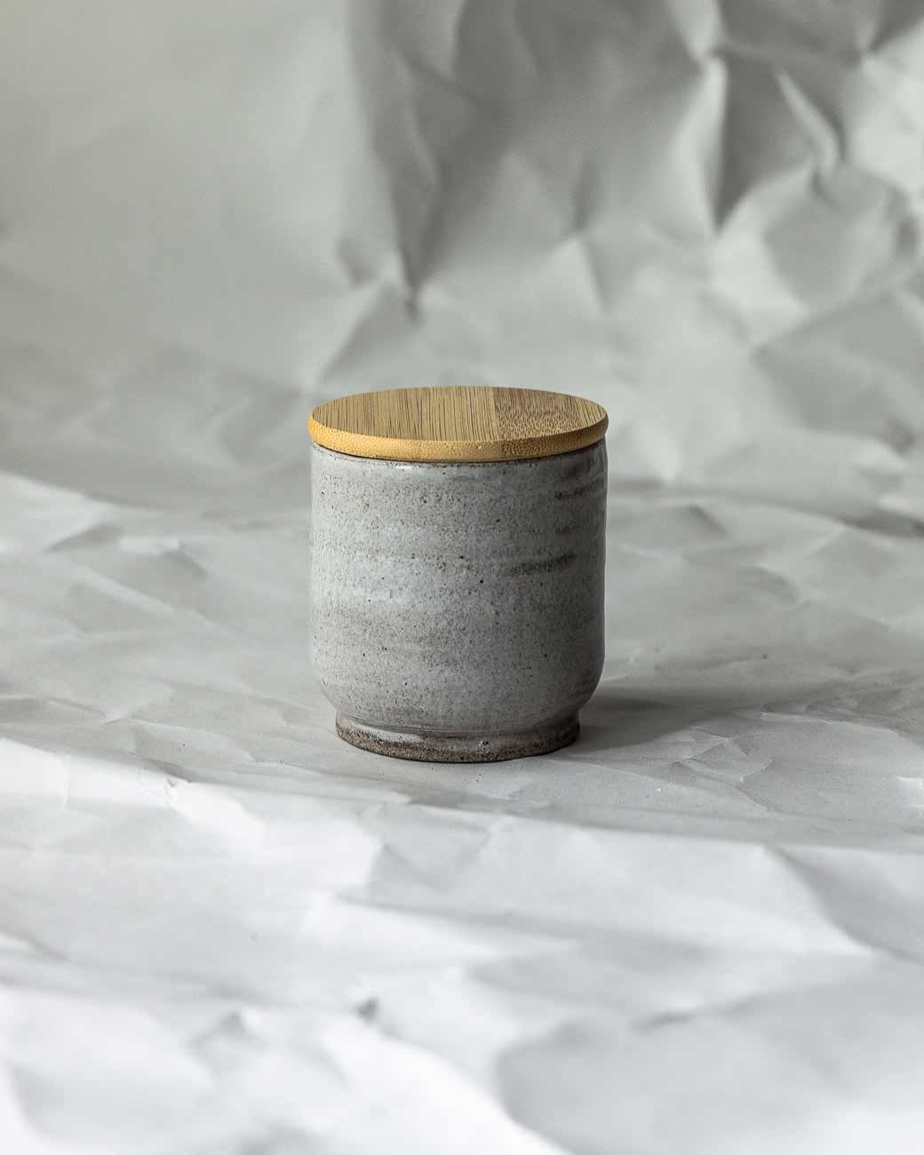 CUP | GRIT WHITE BAMBOO (mit Deckel)