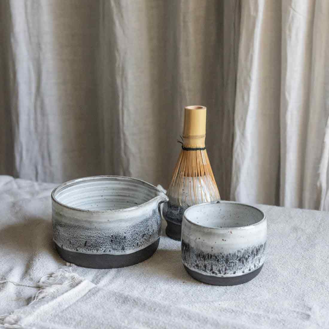 MATCHA | SCHWARZ WEISS /// 3teilig