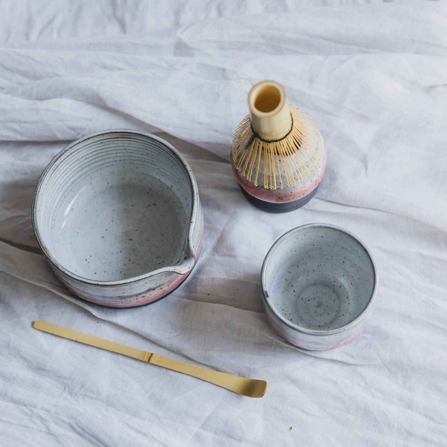 MATCHA | SCHWARZ PINK /// 3teilig ( B-Ware )