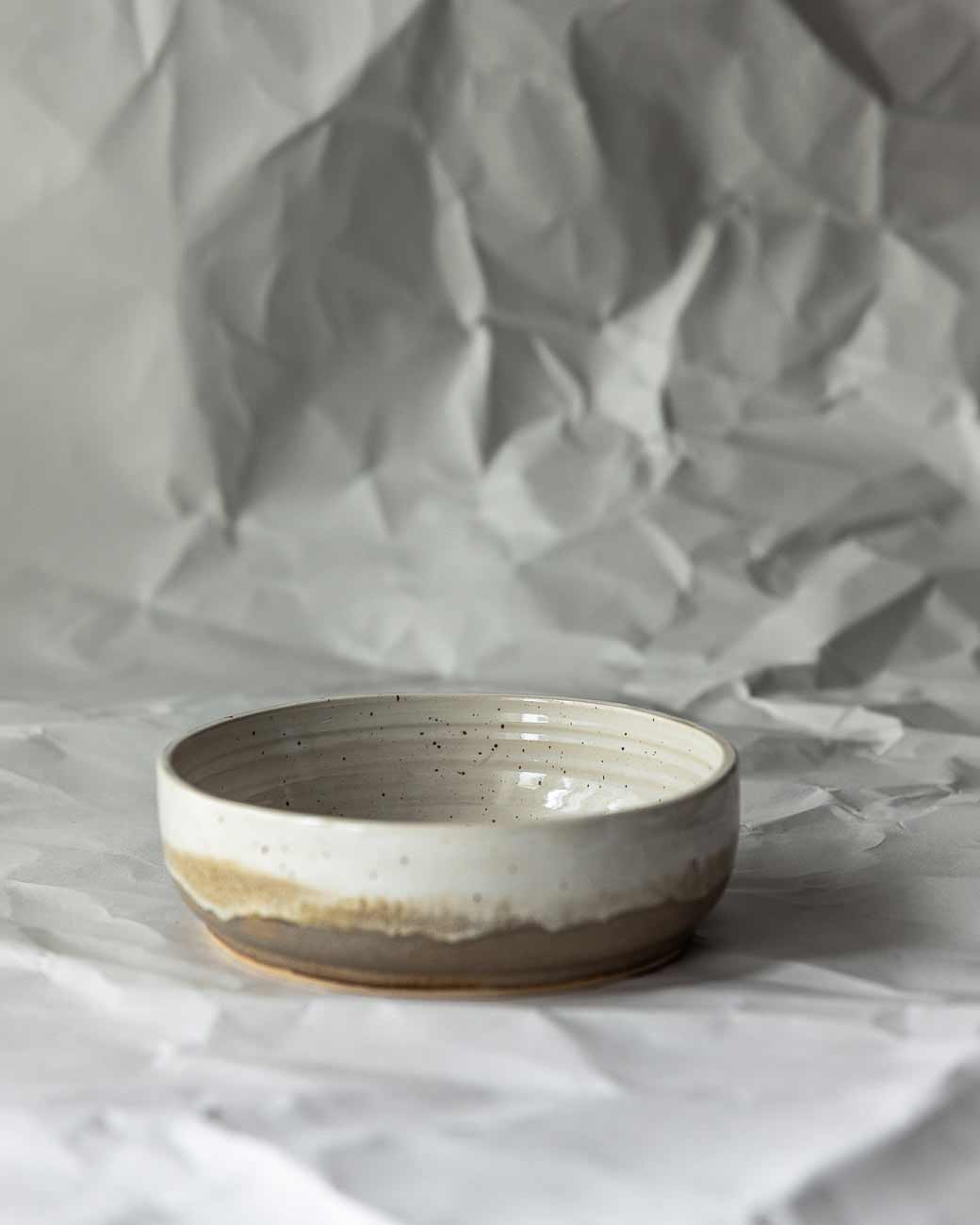 BOWL | BEIGE WHITE JE STÜCK
