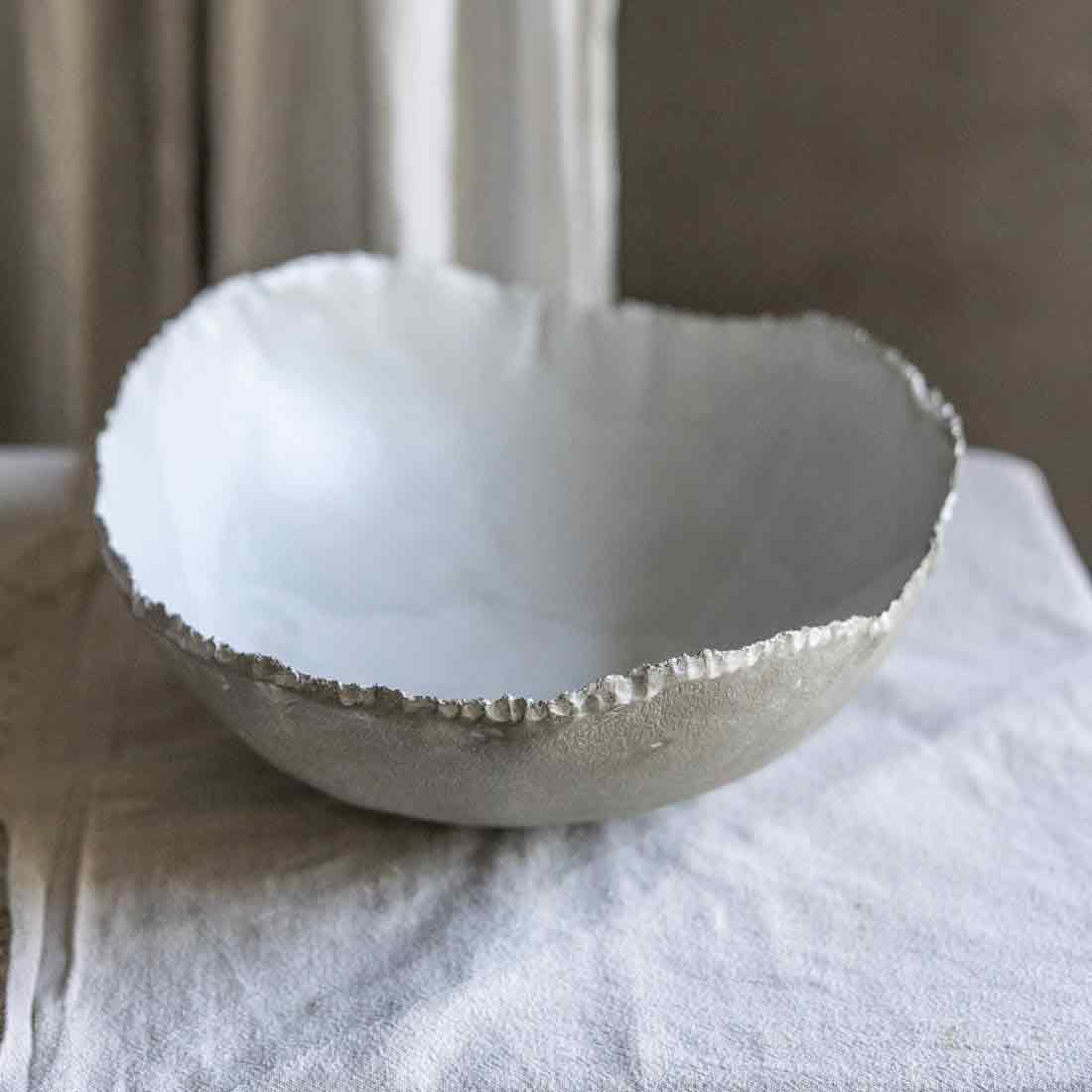 SCHÜSSEL | UNIKAT /// mit gerupftem Rand