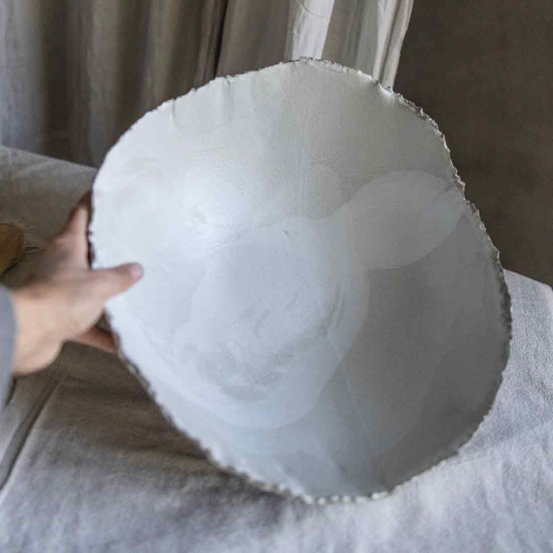 SCHÜSSEL | UNIKAT /// mit gerupftem Rand