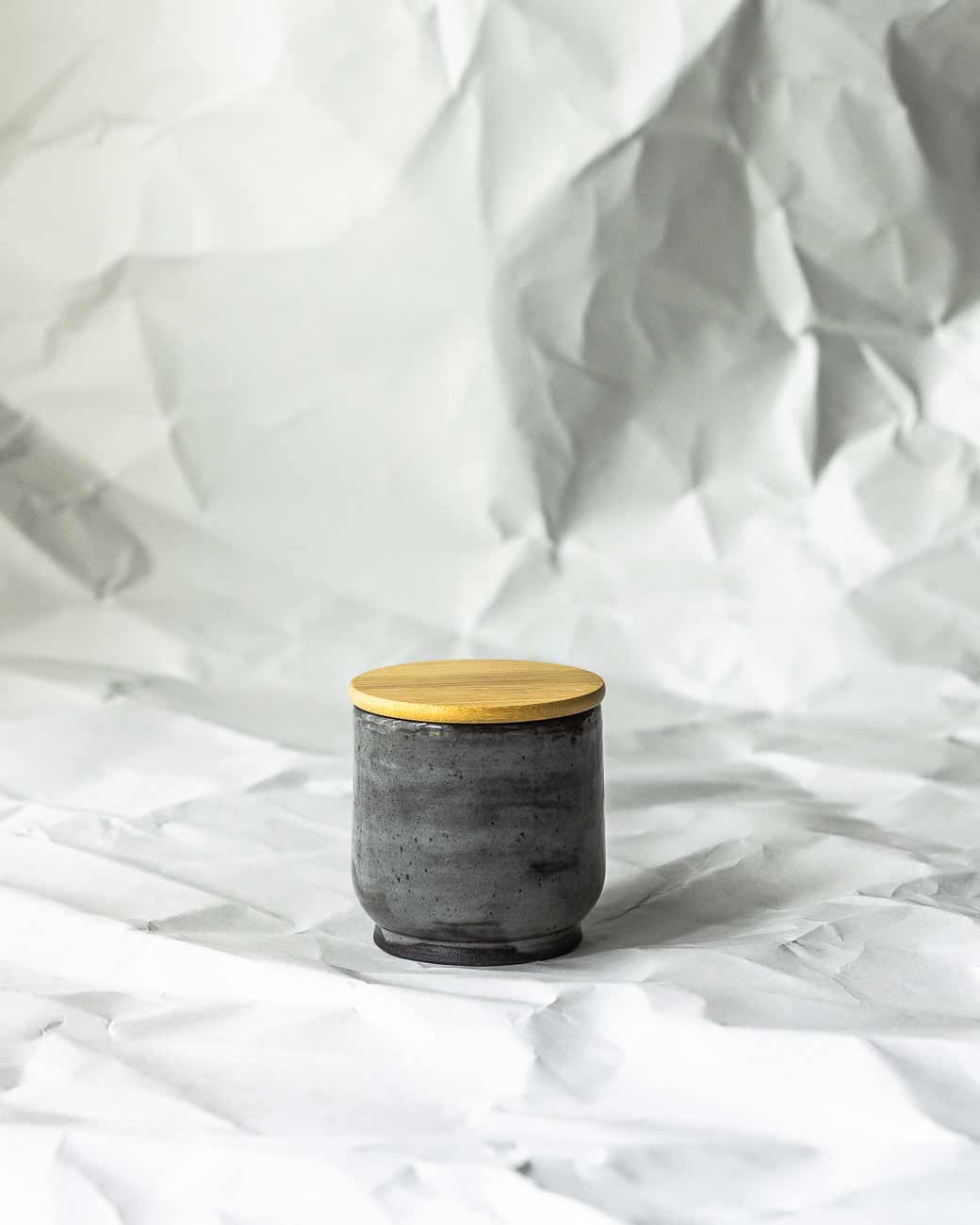 MINI CUP | SCHQUARZ BAMBOO JE STÜCK (mit Deckel)